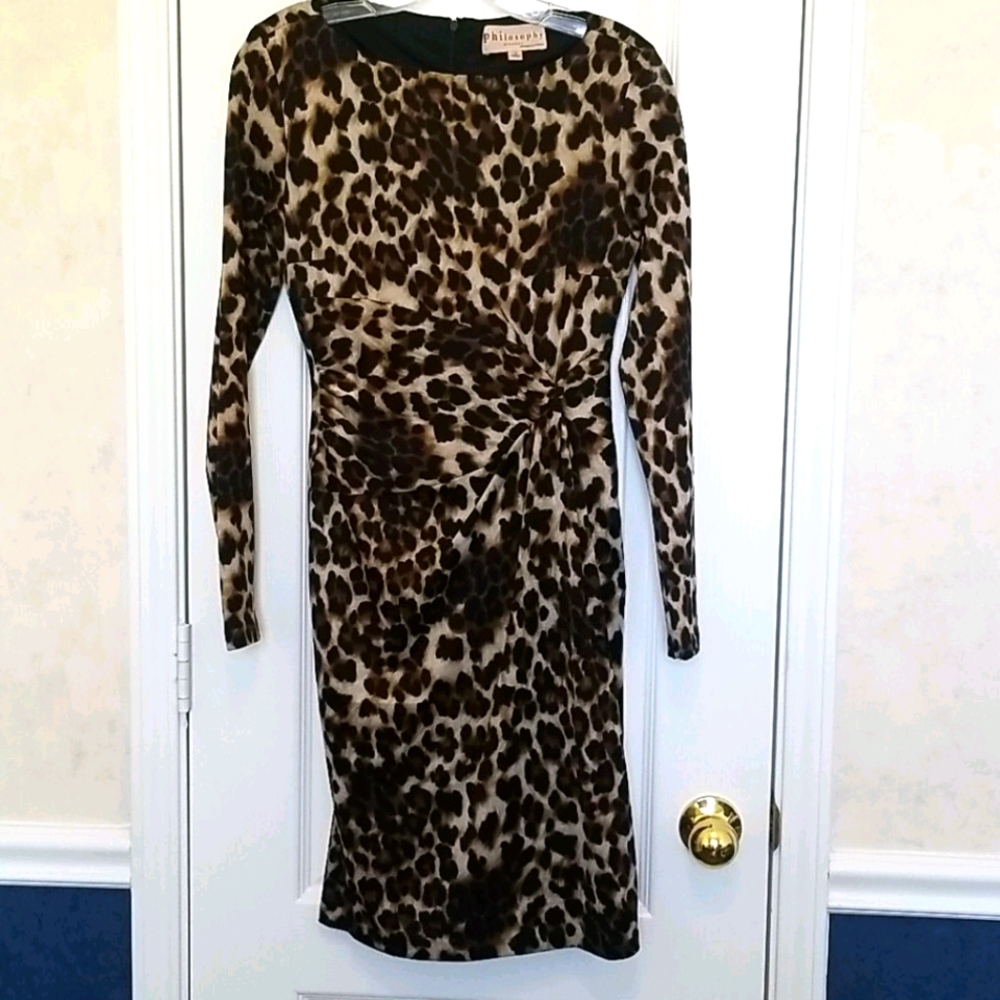 Philosophy by Republic Clothin Leopard Print Dress